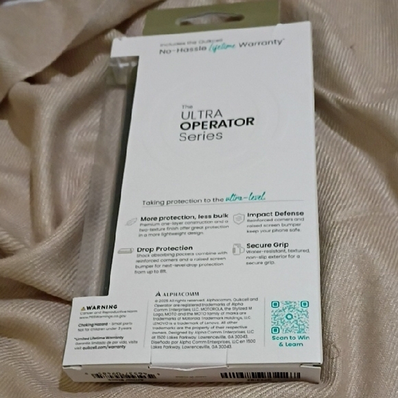 Black UltraOperator Case for Moto G 2025 - Picture 2 of 3